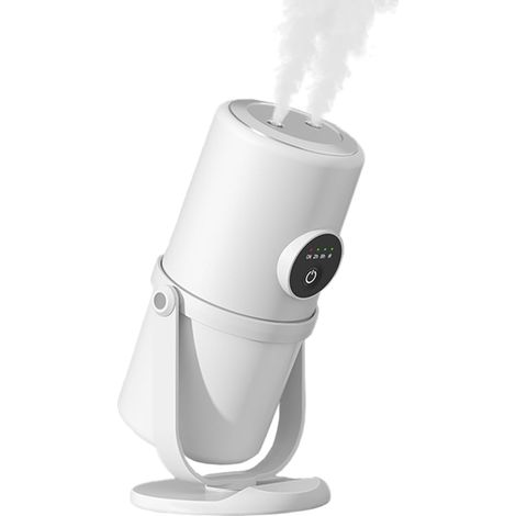 Humidificateur d'air intelligent pour voiture - 280 ml - Diffuseur d'huiles essentielles - Silencieux - Double prise de brume - Pour chambre à coucher, bureau (1/5)