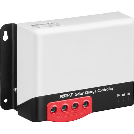 Mophorn 50A MPPT Solarladeregler, 12V/24V automatischer DC-Eingang, Bluetooth-Modul, effizienter Solarpanel-Regler für AGM-, Gel-, Nass- und Lithiumbatterien