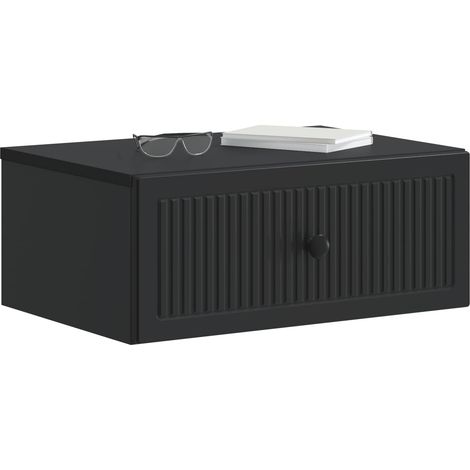 Maison Exclusive - Nachttisch Schwarz 49 x 34,5 x 20 cm Holzwerks