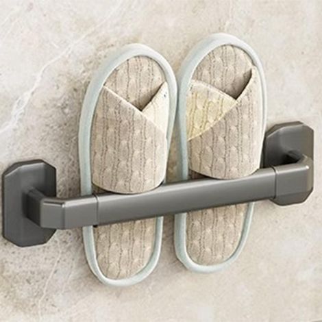 Porte-chaussons mural pour salle de bain, rangement pratique et efficace. (1/5)