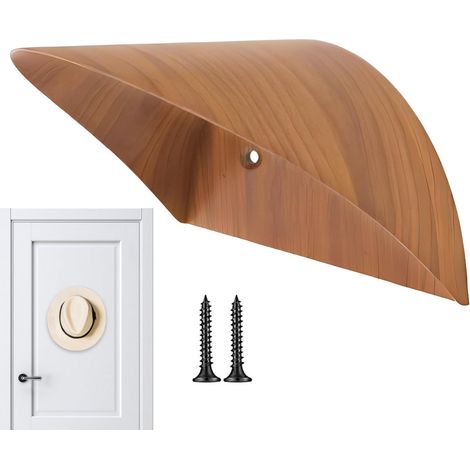 chapeaux organisateur de casquettes en bois fixation murale (1/5)
