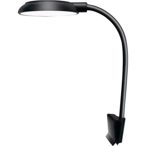 Iluminación de jardín en miniatura，puerto USB，lámpara LED de acuario de bajo consumo y muy brillante，juego de dos piezas en color negro