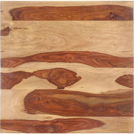 Dessus de table Bois solide 25-27 mm 80x80 cm (1/5)