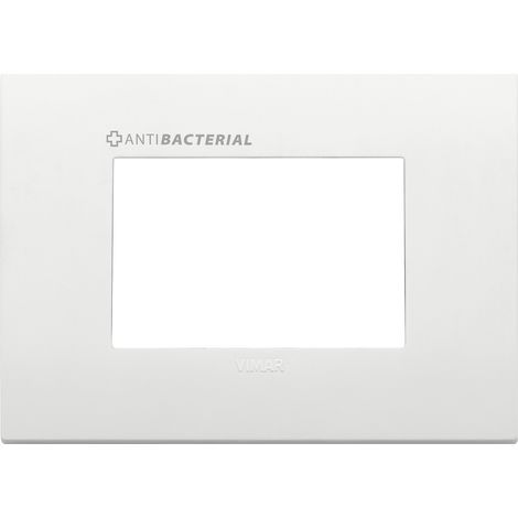VIMAR - 19653.AB.74 Placa antibacteriana clásica 3M, blanca
