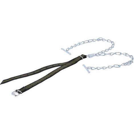 Collare per bovini 130x4cm con catena da 6mm e gancio a molla UNIVERSALE 803063KR (1/4)