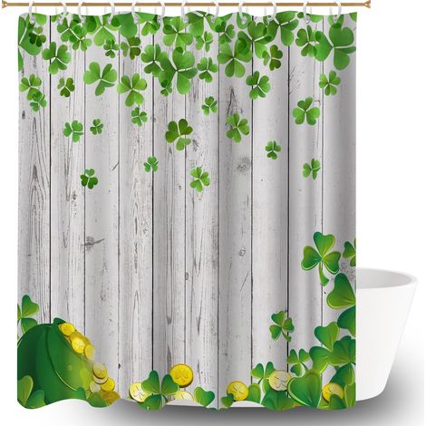 Rideau de bain imprimé polyester 180x180 poids lesté bâche polyester douche pour salle de bain moderne (1/5)