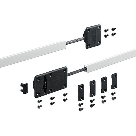 Ausrichtbeschlag Aluminium Set für eine Tür (1/2)