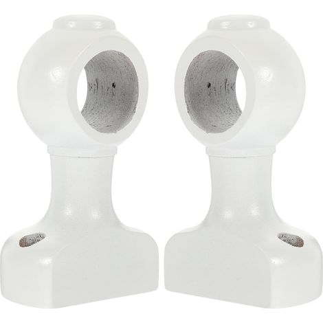 Supports De Tringle À Rideau En Bois Lot De 2 Supports Muraux Robustes Pour Tringles À Rideaux Crochets Faciles À Installer Pour Décoration Intérieure Et Rideaux De Fenêtre (1/4)