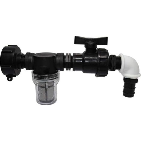 IBC Tank Adapter with Filtration, Garden Hose Adapter/22mm (1/5)