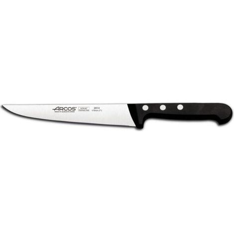 Cuchillo de Cocina Arcos Universal 281404 de Acero Nitrum, con Mango de Polioximetileno y hoja de 17 cm en estuche