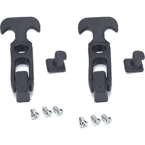 Boucle de poignée en T élastique en caoutchouc avec supports pour remorques, boîtes à outils, loquets de refroidissement flexibles avec supports moraillon loquet de tirage flexible pour remorques (1/5)