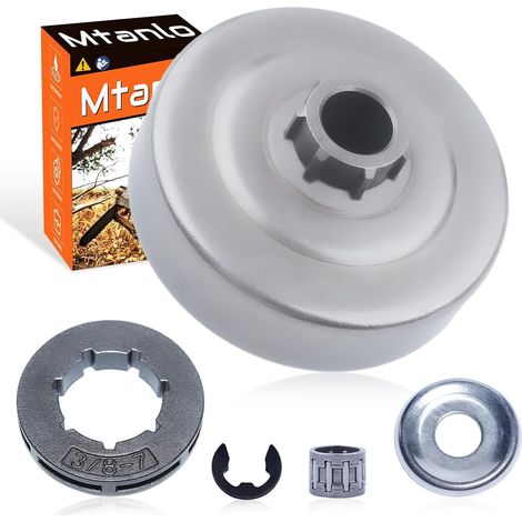 3/8" Sprocket Drive Clutch Drum Bearing Kit for Stihl MS251 MS170C MS180C MS231C MS241C MC251C MS210 MS230 MS250 Chainsaw Washer Eclip Replacement Parts (1/5)