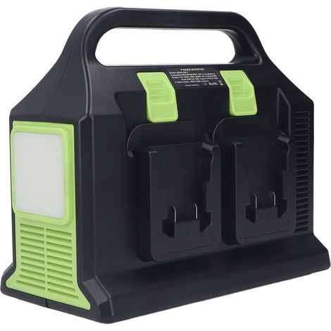 300-W-Spannungswandler, 5V/12V USB- und 200-240V AC-Ausgang, LED-Netzteil für 18V-Batterie, Stromwandler mit Stecker. (1/5)