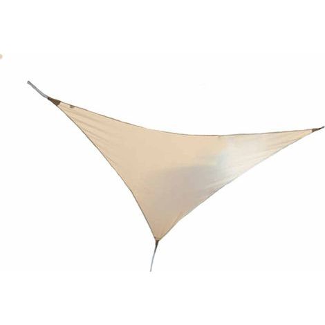 Ombrellone triangolare SERENITY 3,60 x 3,60 x 3,60 m - Sabbia - Jardiline (1/5)