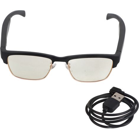 Lunettes Bluetooth intelligentes P5 à conduction aérienne, appels HD stéréo, réduction de bruit, étanches, commutateur tactile, sports et musique. (1/5)
