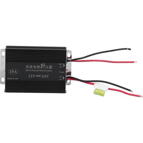 Convertisseur élévateur de tension 10A 12V à 24V pour modification audio et navigation auto (1/5)