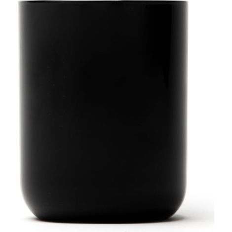 Lot de 6 verres noirs, verre pulvérisé, capacité 350 ml.