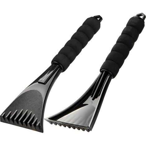 CCYKXA 2-in-1 Car Windshield Scraper, Ice Scraper with Non-Slip Handle, Car Ice Scraper, Defrosting and Snow Removal Tool for Windshields and Windows