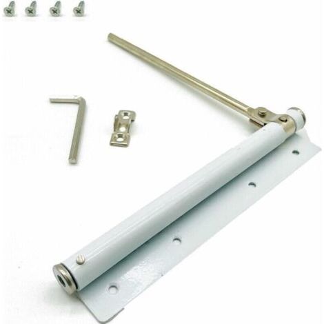 Ferme-Porte à Ressort Automatique en Acier Inoxydable Porte à Fermeture Automatique Closers réglable Monté en surface, pour Portes Intérieures Légères, 20 kg (1/5)