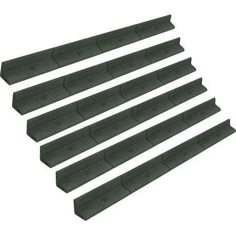 Bordura Giardino Flessibile 6x1,2m Verde per Prato Aiuole Sentieri