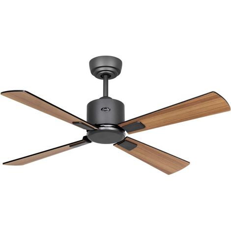 Ventilateur de plafond CasaFan ECO NEO III 103cm 952101 gris basalte / noir ou teck (1/5)