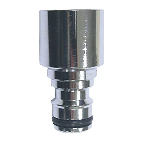 Adattatore per miscelatore cromato femmina 22x100 uscita rapida BOUTTE (1/4)
