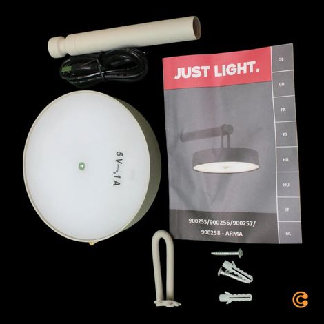 [NEUWERTIG] B-Ware Just Light Arma 19312 40 Led Wandleuchte Lampe Led Wandlampe Innenbereich