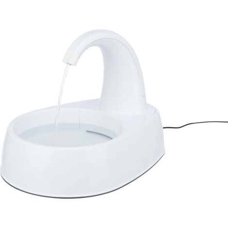 Kurvenförmiger Trinkbrunnen aus Kunststoff 2.5l Größe 25x24.5x35cm (1/5)