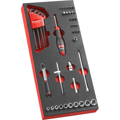 FACOM Modul - Steckschlüssel 1/4 R.161B 46tl (1/2)