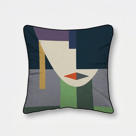 Cuscino arredo in velluto morbido 48x48 Debra 48 - Multicolore 1 (1/2)
