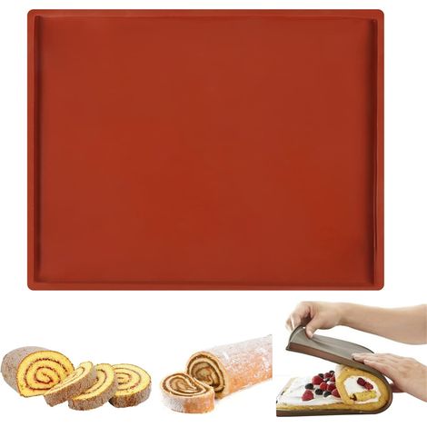 1 Tapis cuisson, antiadhésif, silicone alimentaire, flexible, four micro-ondes (1/5)