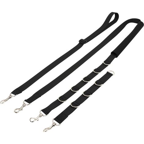 Perfect Dog Dog Grooming Kit with Belly Strap, Adjustable Leash for Bathing, Puppy, Cat (Black) (1/5)