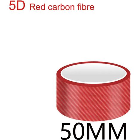 (5 m,50 mm) Autocollants de protection de portières de voiture 5D anti-rayures,ruban nano rouge,film protecteur pour seuil de coffre et bords de portières (1/3)