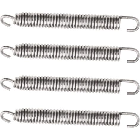 4X Ressorts d'échappement Motocyclette en Acier Inoxydable 70mm pour Tuyau de Liaison Silencieux Collecteur Chambre d'expansion (1/5)