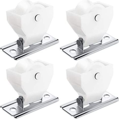 Drapery Hardware Cord Pulleys Window Blind Lock for Pleated Roman Shade Roller Shutter Replacement Accessories (4 pieces) (1/5)