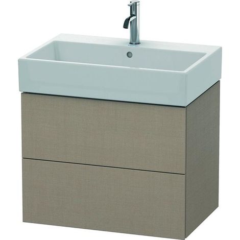 Duravit L-Cube Waschtischunterbau wandhängend, 2 Schubkästen, (1/5)