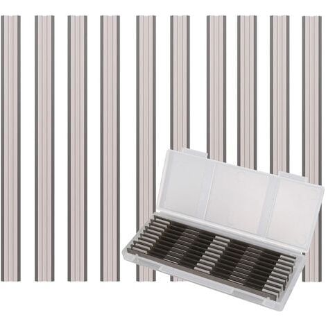 10 Pièces Ensemble de Rabot Electrique Lame. 82x5.5x1.1mm. pour Rabots Makita. Black & Decker. Bosch. DeWalt et Elu (1/5)