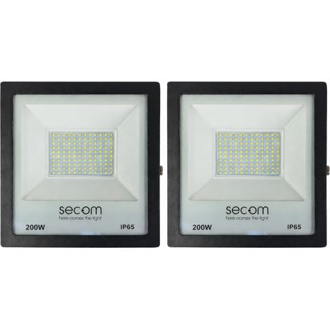 Pack 2 Proyectores LED TenkoS2 200W 20000lm IP65 33x7x42cm 3000K (1/2)