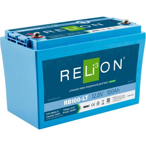 Lithium-Batterie 100Ah Lithium Großkälte - Relion