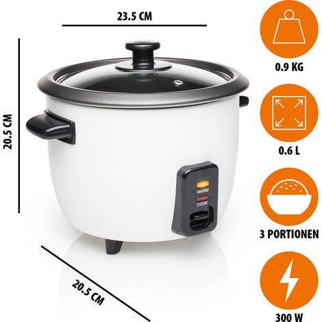 Reiskocher – 0,6 l Tristar-Sushi