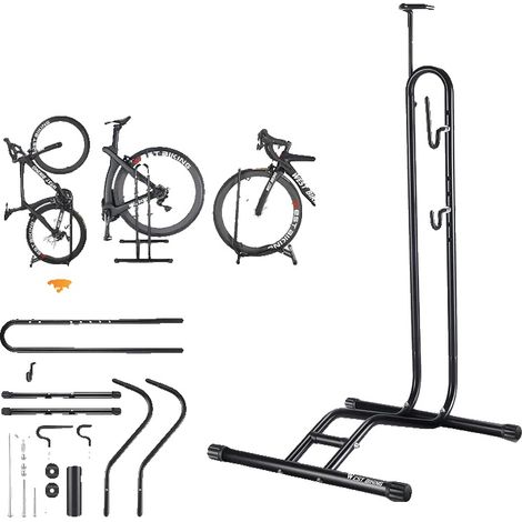 Soporte para bicicleta, aleación duradera, diseño que ahorra espacio, 3 en 1 (1/2)