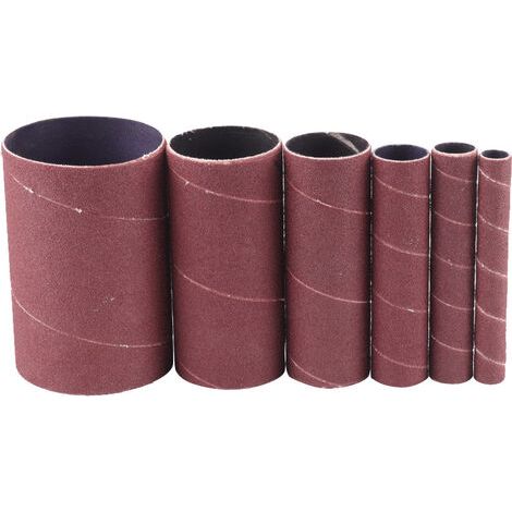 Ensemble de 6 Manchons de ponçage 115 mm Grain 80(12/20/25/38/55/80mm) (1/4)
