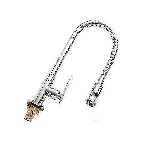 Küchenarmatur für den Außenbereich – 360° drehbar Küchenarmatur mit flexiblem Hals, Waschküchenarmatur, Bararmatur, Gartenarmatur A