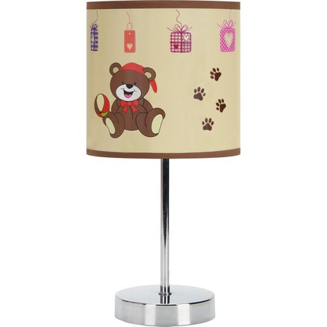 Kindertischlampe 25W braun nuka E14 Ideus 03650 (1/2)