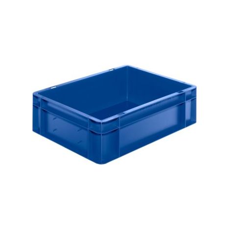 LA-KA-PE Transportstapelbehälter L400xB300xH120mm blau PP Seitenwände geschl.LA-KA-PE