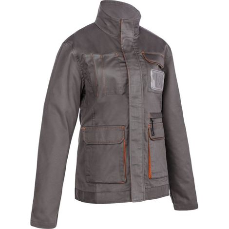 Veste de travail femme multipoches Coverguard MISTI Gris L (1/2)