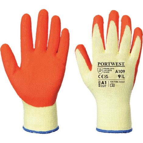 Guante Grip (Pack expositor) - Protección y Agarre Premium / Naranja / XL