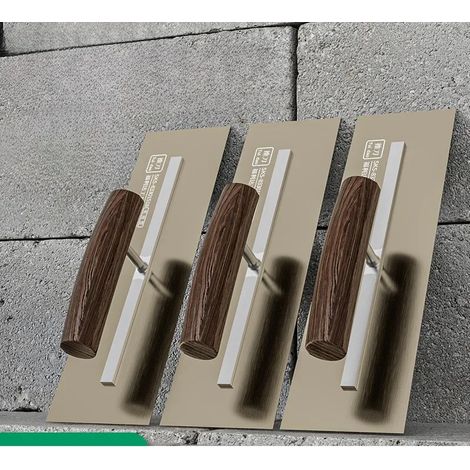1 truelle dentelée de 500 mm de long, dents de 10 x 10 mm, pour l
