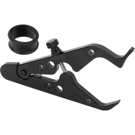 Dispositif de blocage d'accélérateur universel réglable pour moto, conçu pour prévenir la fatigue. (1/5)