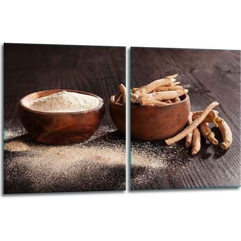 2 plaques de protection en verre pour poêle 40x52 bois (1/5)
